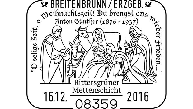 Tipp zum Wochenende: Sonderstempel Rittersgrüner Mettenschicht