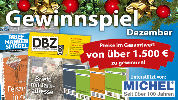 PHILAPRESS-Onlinegewinnspiel Dezember 2019